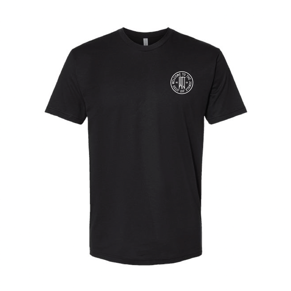WTJ Monogram Tee Black — Welcome To The Jungle